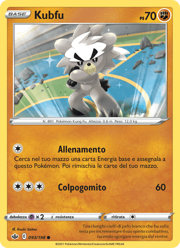 Kubfu, card 93 from Regno Glaciale