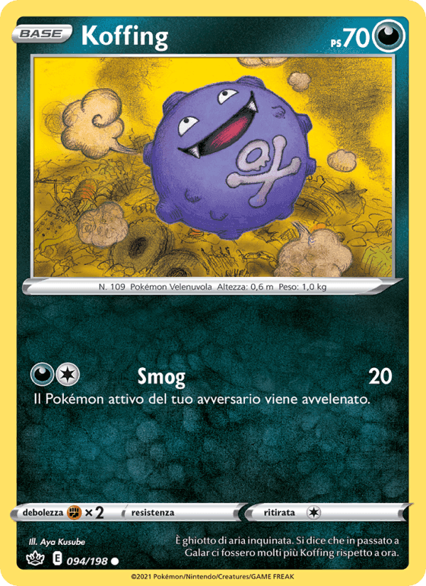 Koffing, carta 94 di Regno Glaciale