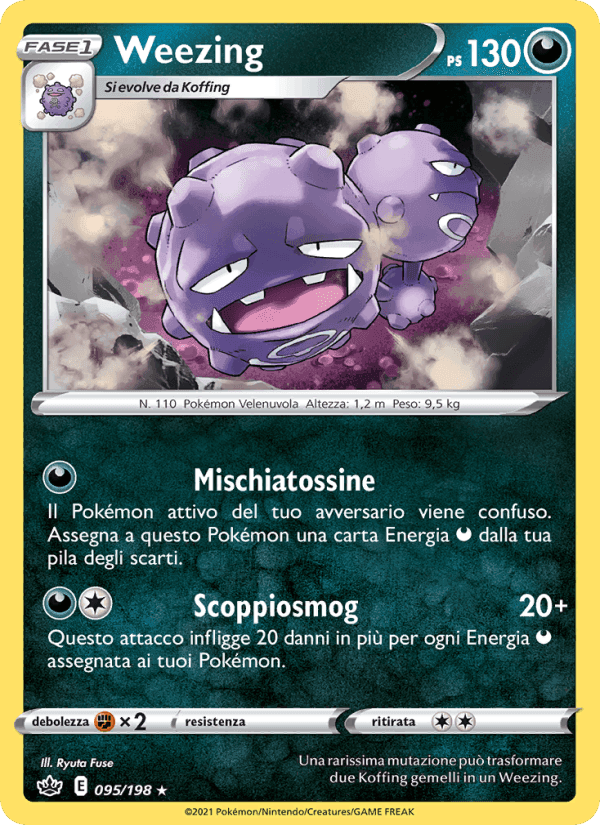 Weezing, carta 95 di Regno Glaciale