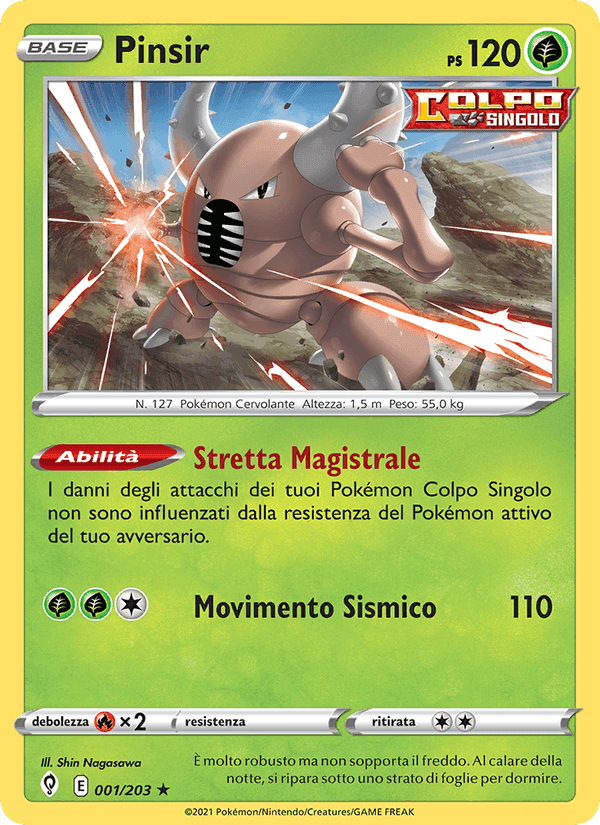 Pinsir, carta 1 di Evoluzioni Eteree
