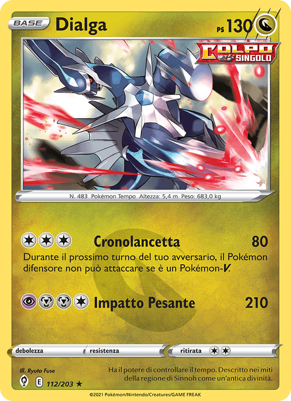 Dialga, carta 112 di Evoluzioni Eteree