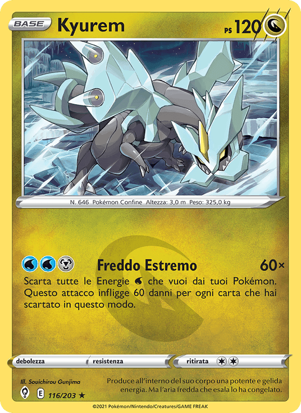 Kyurem, carta 116 di Evoluzioni Eteree