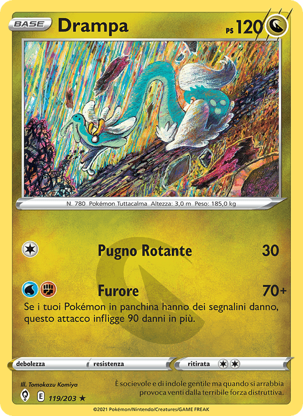 Drampa, carta 119 di Evoluzioni Eteree