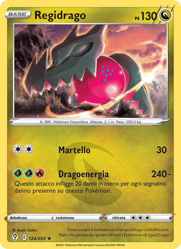 Regidrago, carta 124 di Evoluzioni Eteree