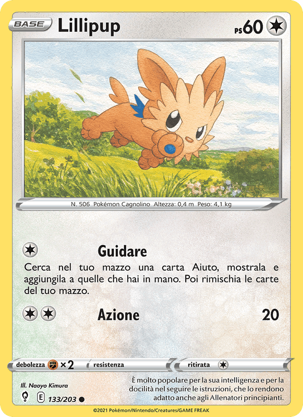 Lillipup, carta 133 di Evoluzioni Eteree