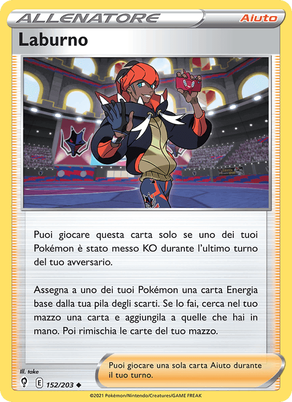 Laburno, carta 152 di Evoluzioni Eteree