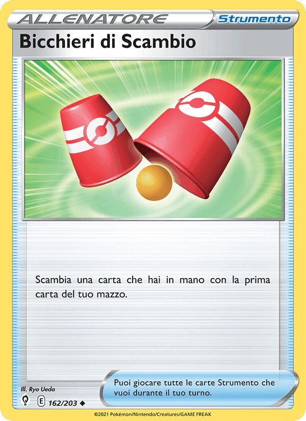 Bicchieri di Scambio, carta 162 di Evoluzioni Eteree