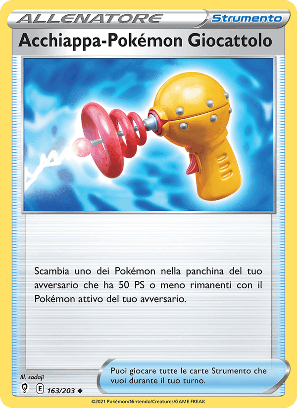 Acchiappa-Pokémon Giocattolo, carta 163 di Evoluzioni Eteree