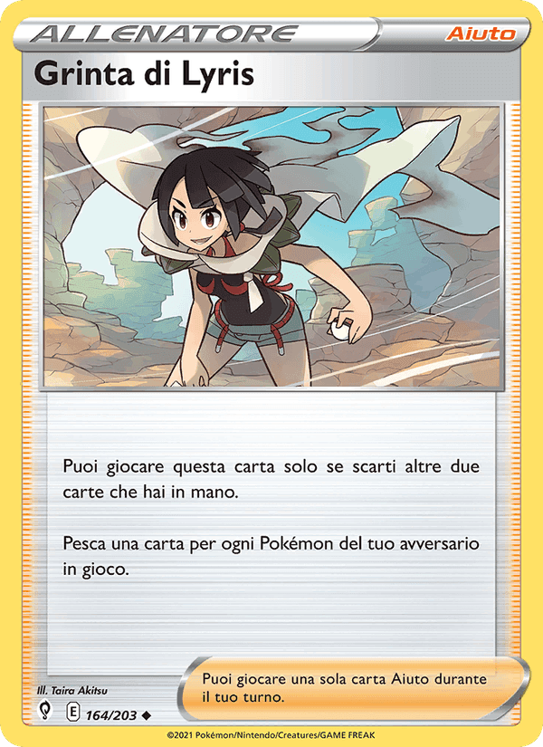Grinta di Lyris, carta 164 di Evoluzioni Eteree