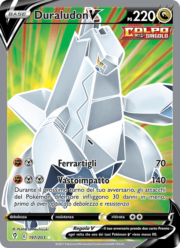 Duraludon V, carta 197 di Evoluzioni Eteree