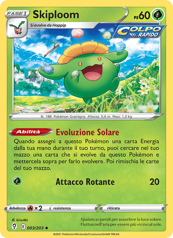 Skiploom, carta 3 de Evoluzioni Eteree