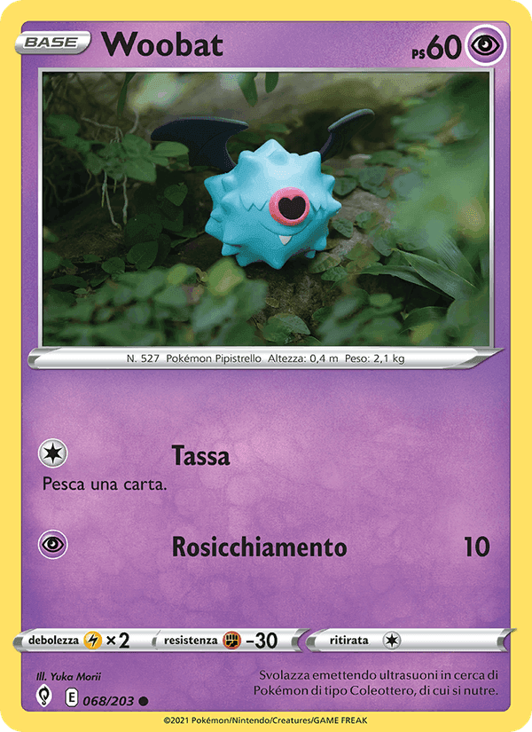 Woobat, carta 68 di Evoluzioni Eteree