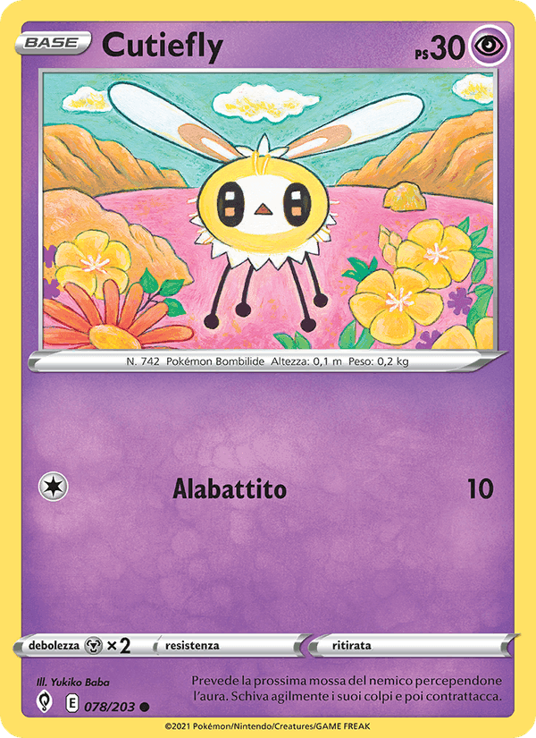 Cutiefly, carta 78 di Evoluzioni Eteree