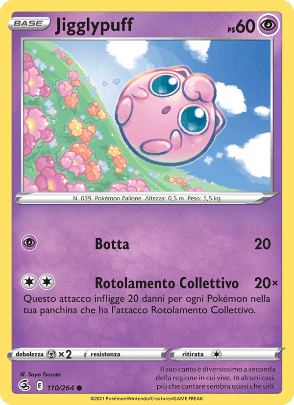 Jigglypuff, carta 110 di Colpo Fusione