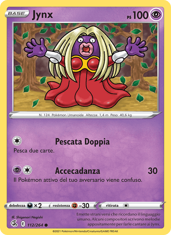 Jynx, card 112 from Colpo Fusione