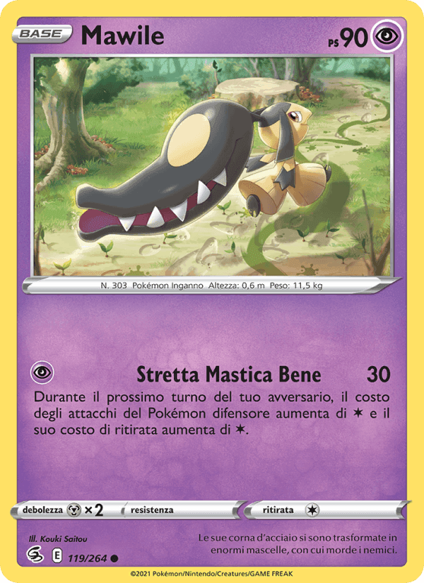 Mawile, carta 119 di Colpo Fusione