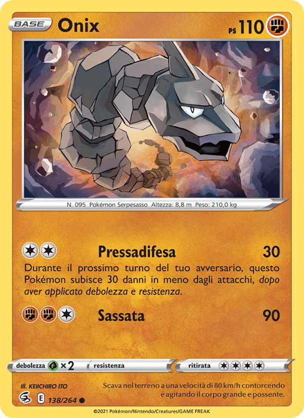 Onix, carta 138 di Colpo Fusione