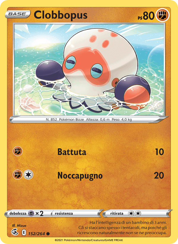 Clobbopus, carta 152 di Colpo Fusione