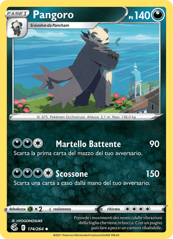Pangoro, carta 174 di Colpo Fusione