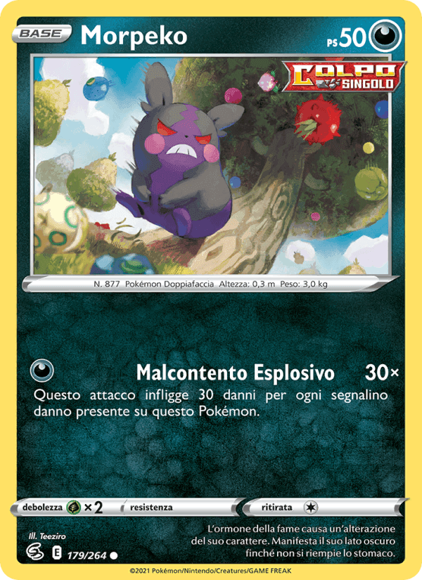 Morpeko, carta 179 di Colpo Fusione