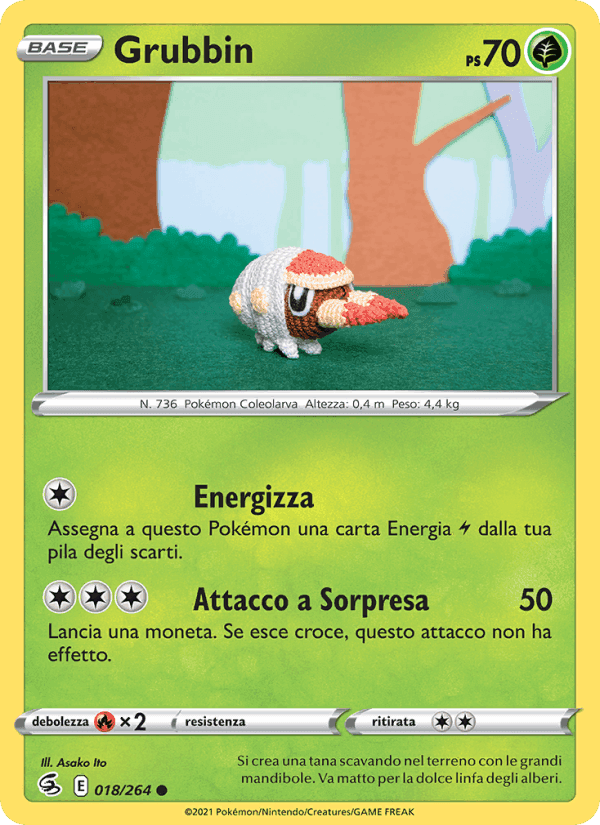Grubbin, carta 18 di Colpo Fusione