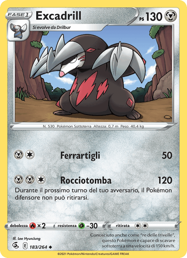 Excadrill, carta 183 di Colpo Fusione