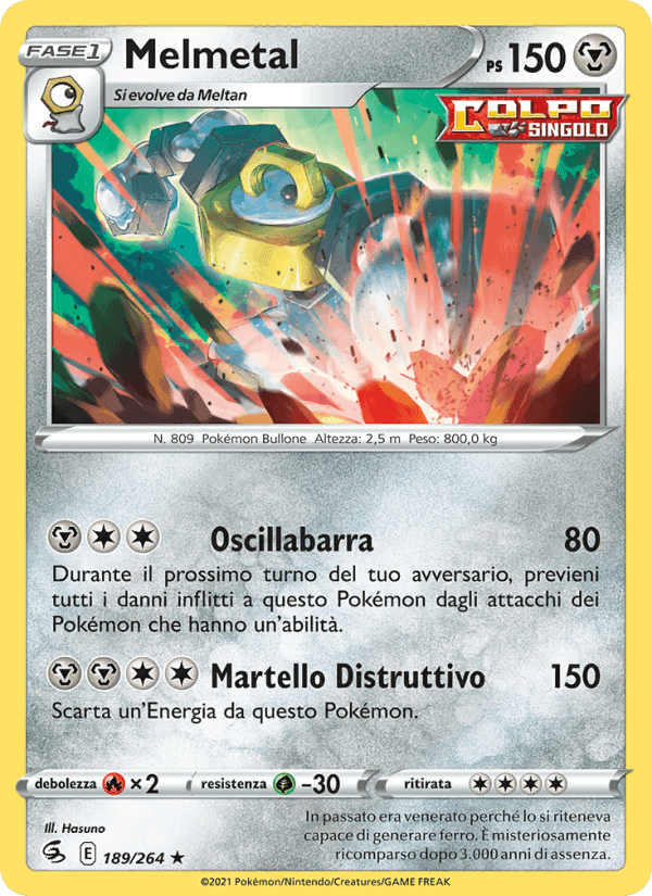 Melmetal, carta 189 di Colpo Fusione
