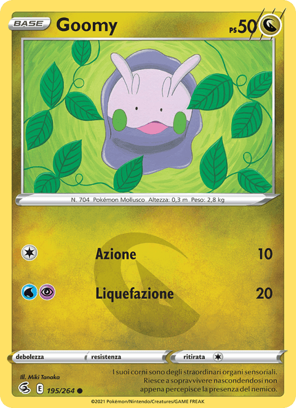 Goomy, carta 195 di Colpo Fusione