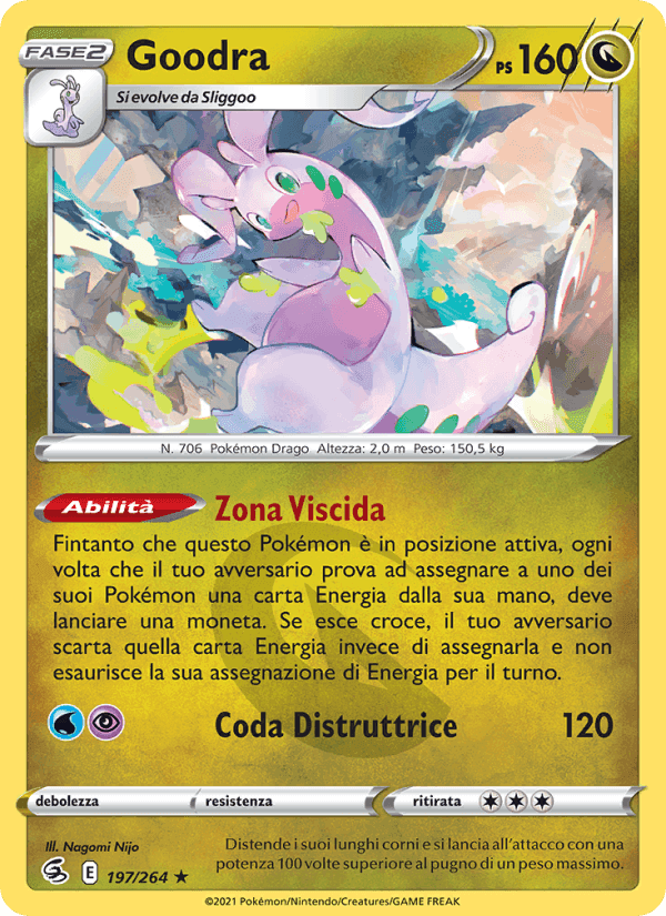 Goodra, carta 197 di Colpo Fusione