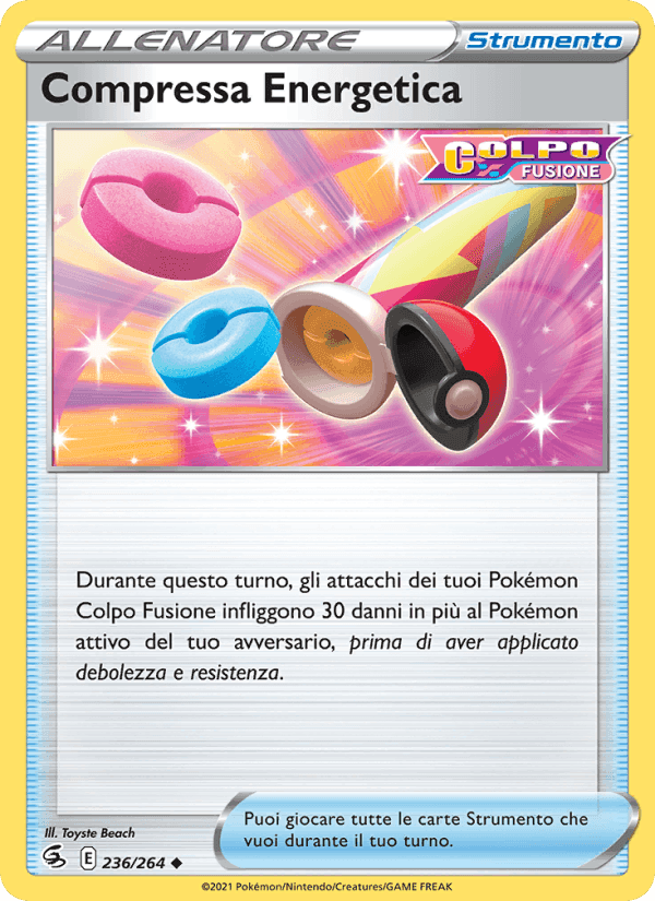Compressa Energetica, card 236 from Colpo Fusione