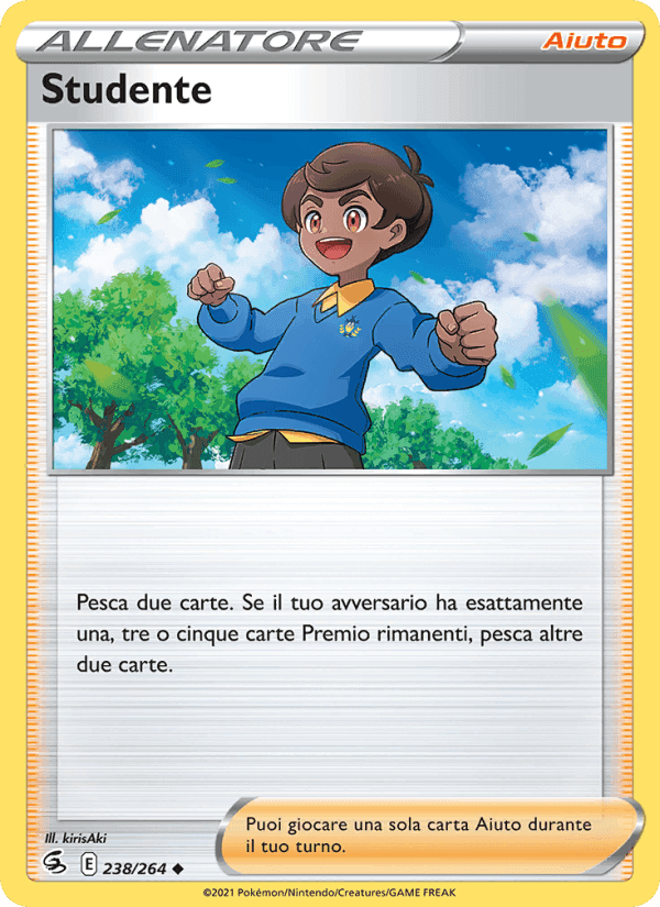 Studente, card 238 from Colpo Fusione