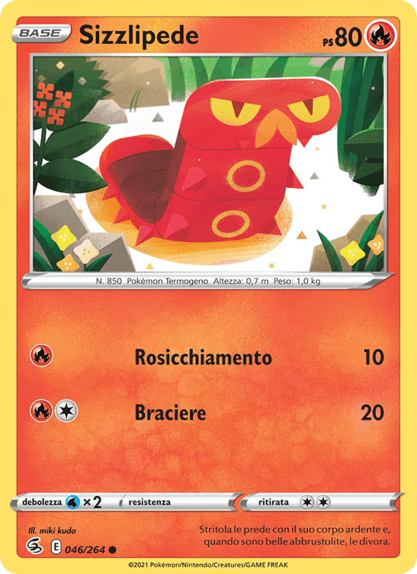 Sizzlipede, carta 46 di Colpo Fusione
