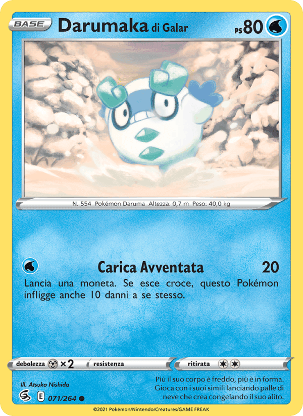 Darumaka di Galar, carta 71 di Colpo Fusione