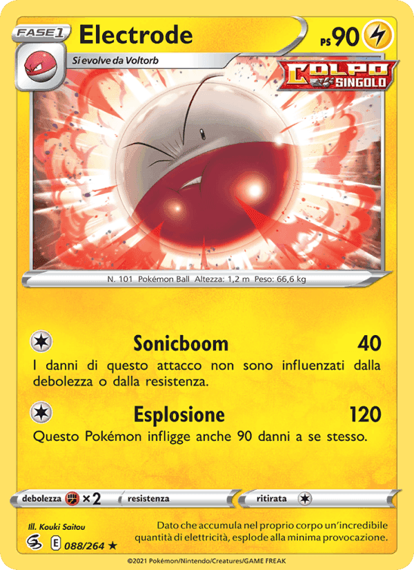 Electrode, carta 88 di Colpo Fusione