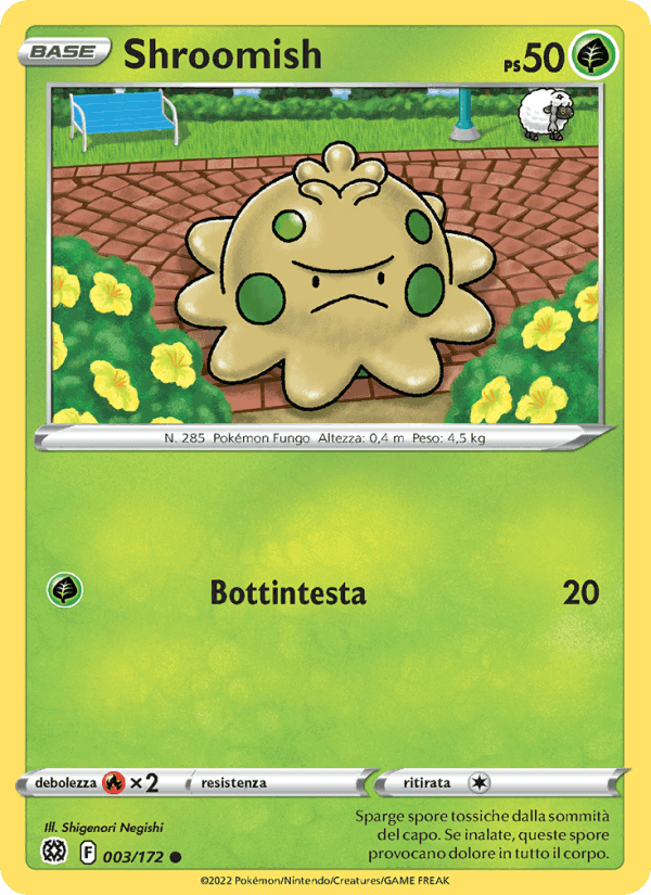 Shroomish, carta 003 di Astri Lucenti