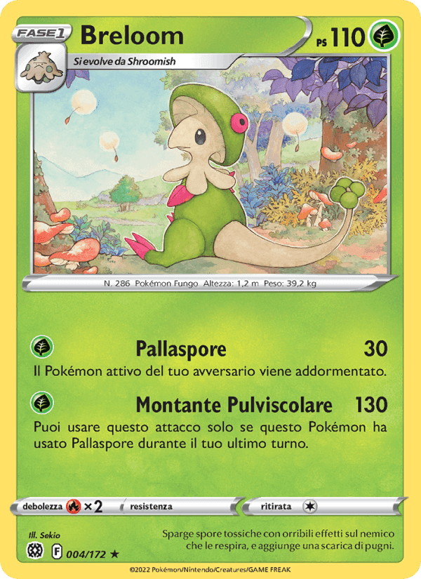 Breloom, carte 004 de Astri Lucenti