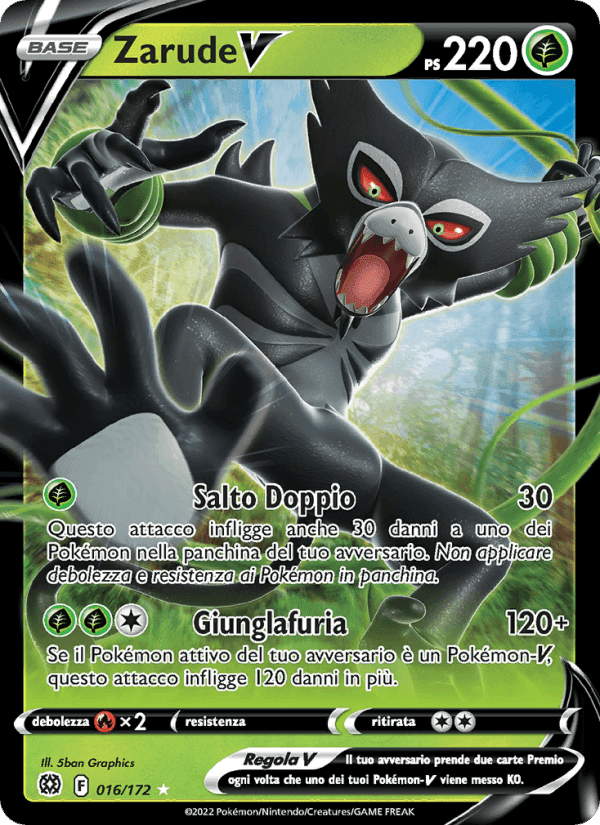 Zarude V, card 016 from Astri Lucenti