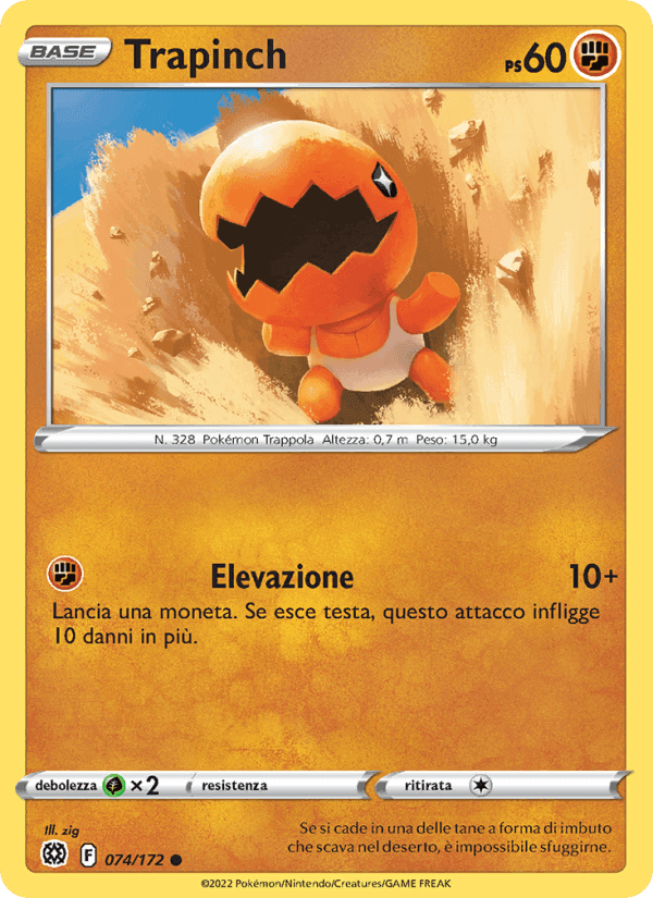 Trapinch, carta 074 de Astri Lucenti
