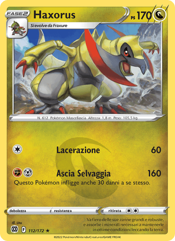 Haxorus, carta 112 di Astri Lucenti