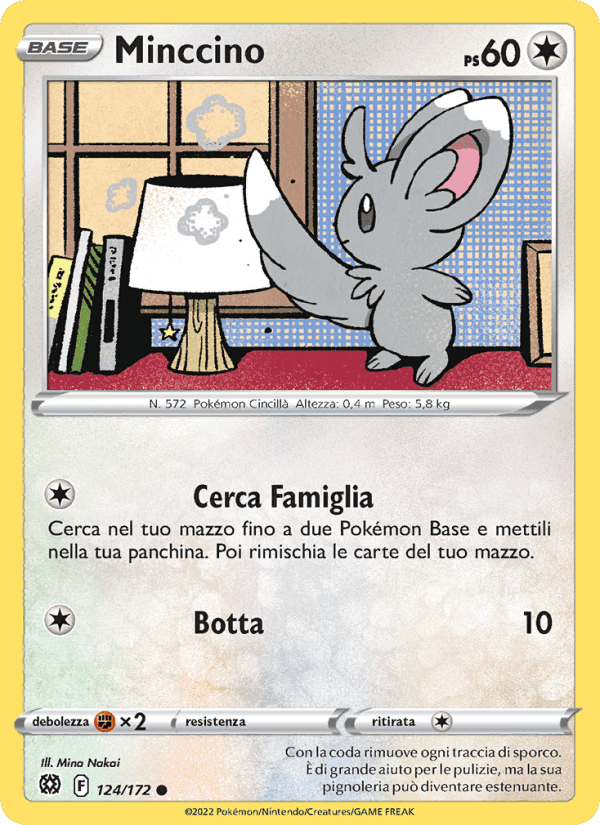 Minccino, card 124 from Astri Lucenti