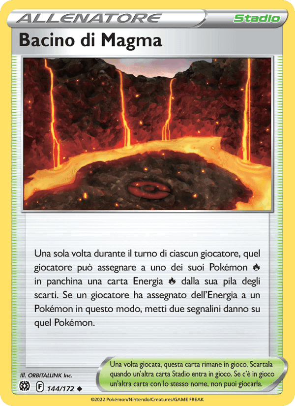 Bacino di Magma, carta 144 di Astri Lucenti