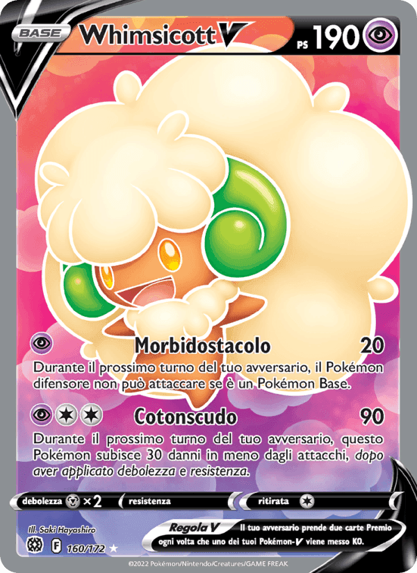 Whimsicott V, carta 160 di Astri Lucenti