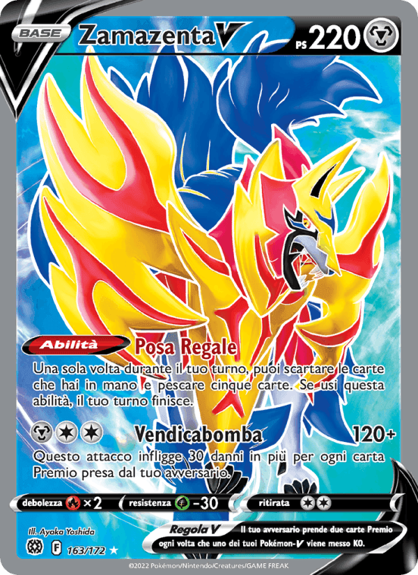 Zamazenta V, card 163 from Astri Lucenti