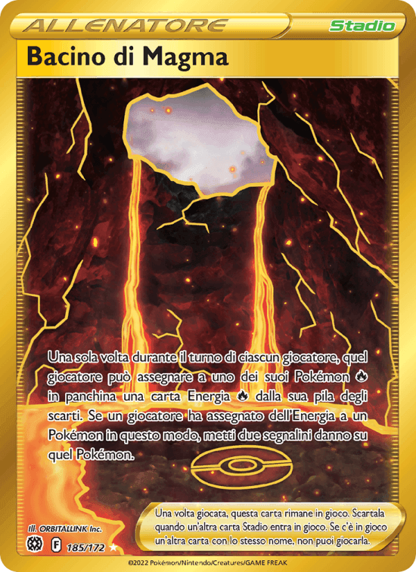 Bacino di Magma, carta 185 di Astri Lucenti