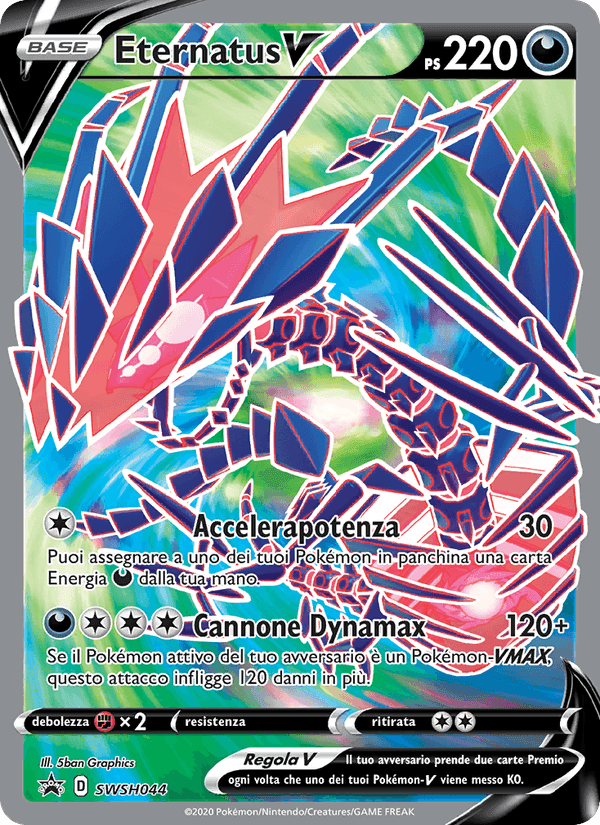 Eternatus V, carte SWSH044 de SPSC Promo