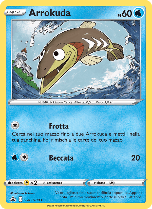 Arrokuda, carta SWSH093 di SPSC Promo