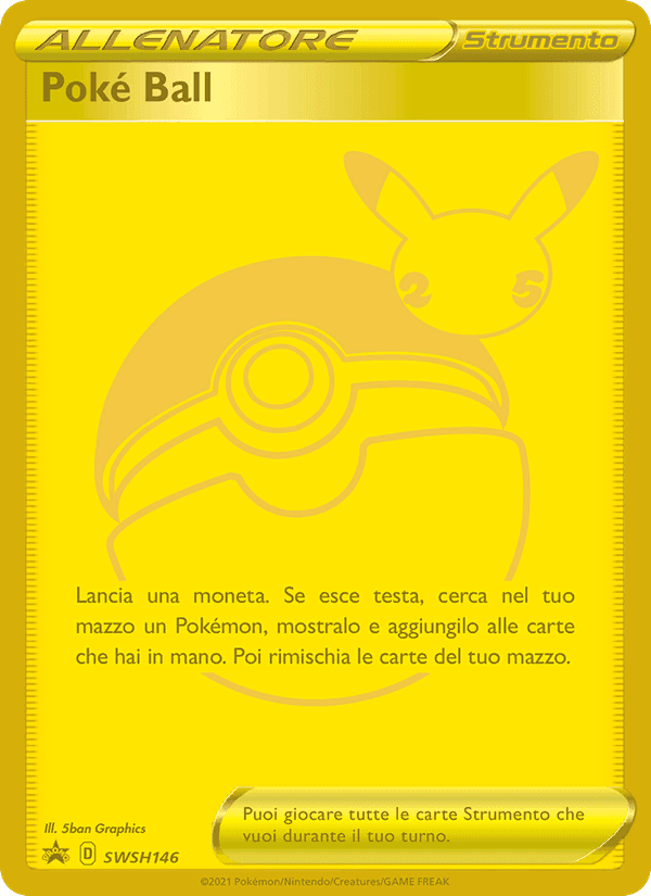 Poké Ball, card SWSH146 from SPSC Promo