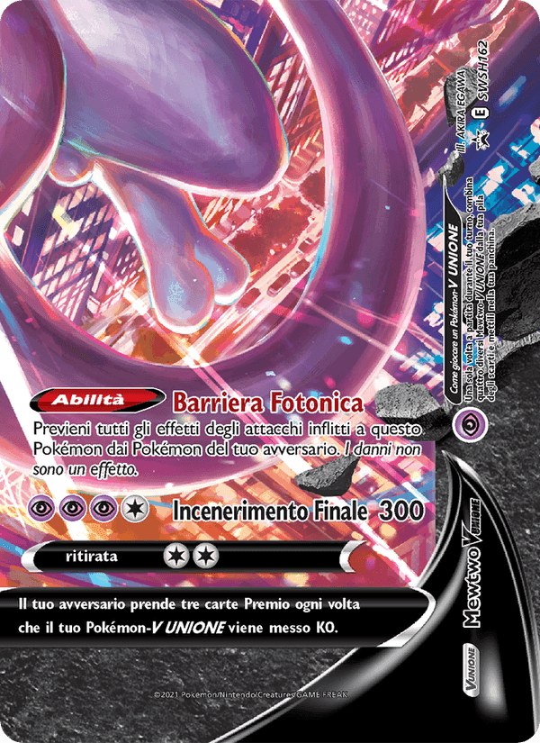 Mewtwo V UNIONE, card SWSH162 from SPSC Promo