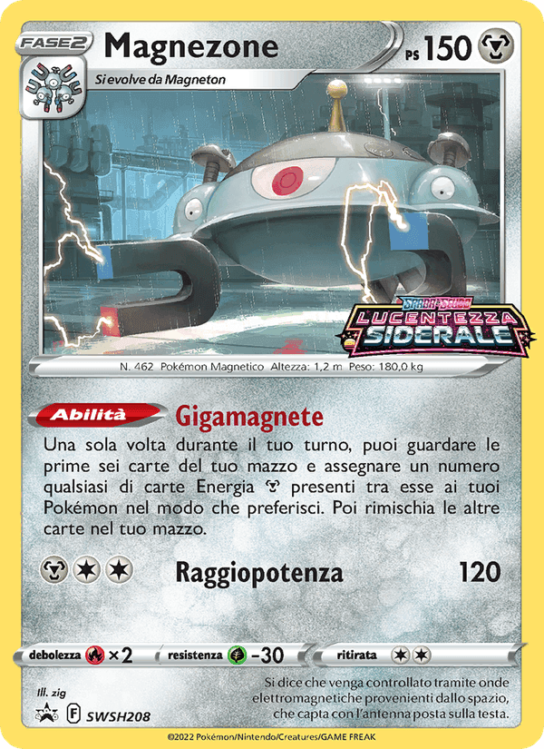Magnezone, card SWSH208 from SPSC Promo