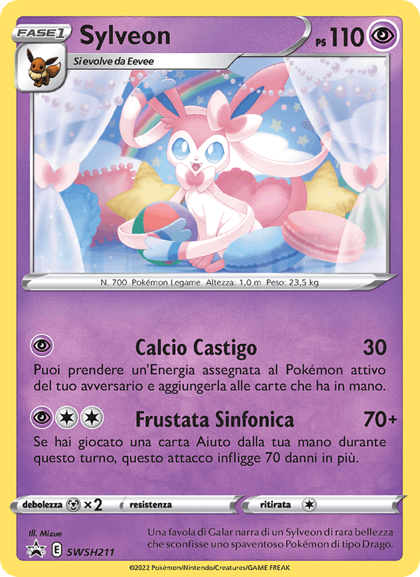 Sylveon, card SWSH211 from SPSC Promo